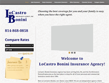 Tablet Screenshot of locastrobonini.com